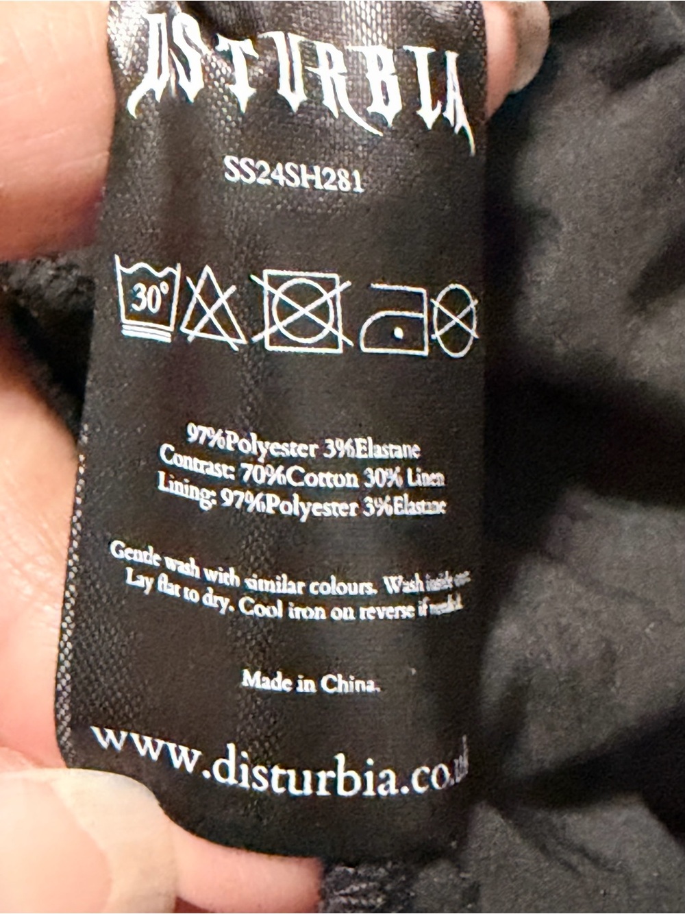 Disturbia Mina Corset Midi Dress Gothic Cottagecore Black US 12 / UK 16 NWT - Picture 10 of 12